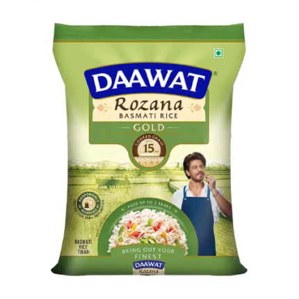 Daawat Rozana Basmati Rice Gold | Medium Grain