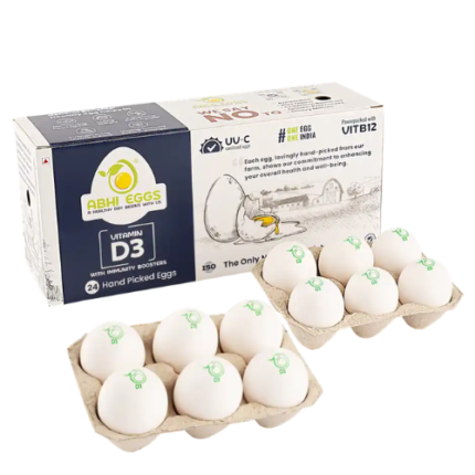 Abhi Vit D3 White Eggs With Immunity Boosters